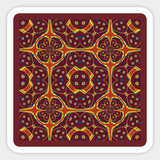 Geometric pattern Sticker by Gaspar Avila